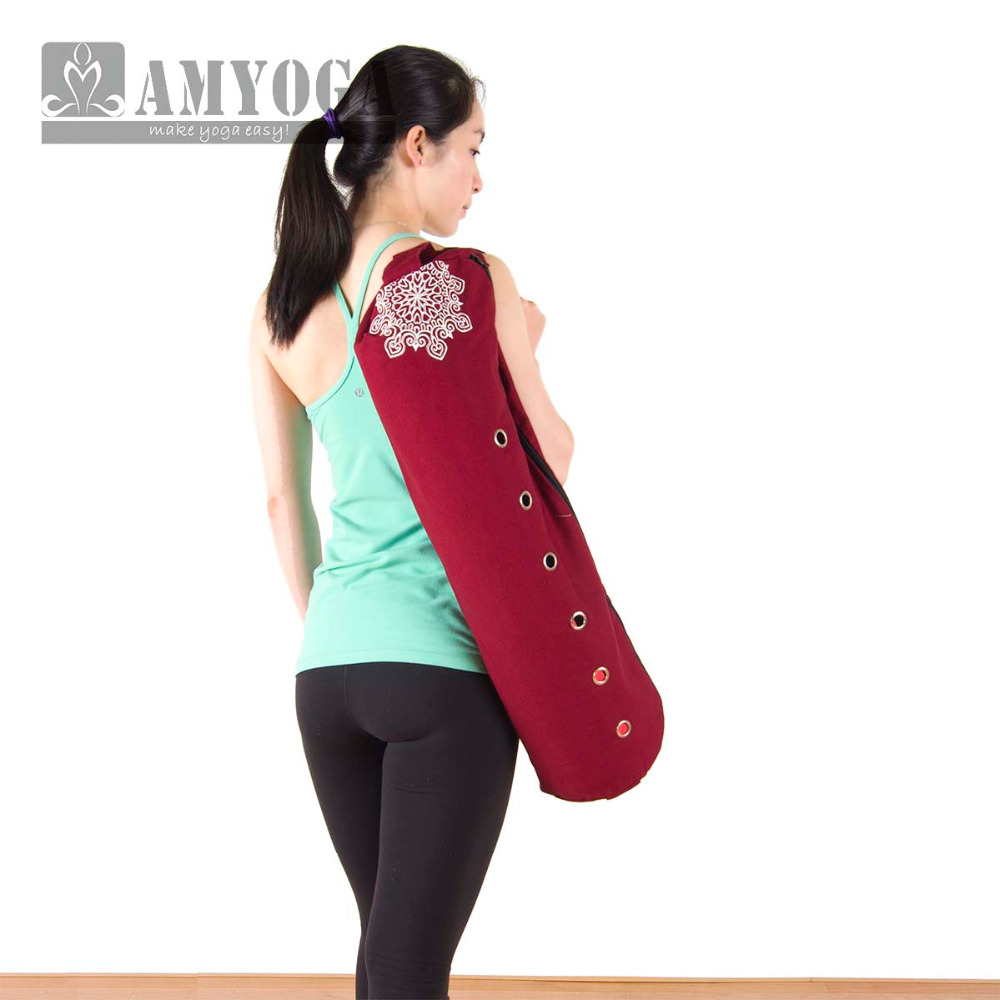 Yoga Of Fitness - Kanvas Yoga Mat Çantası Tek Omuzlu