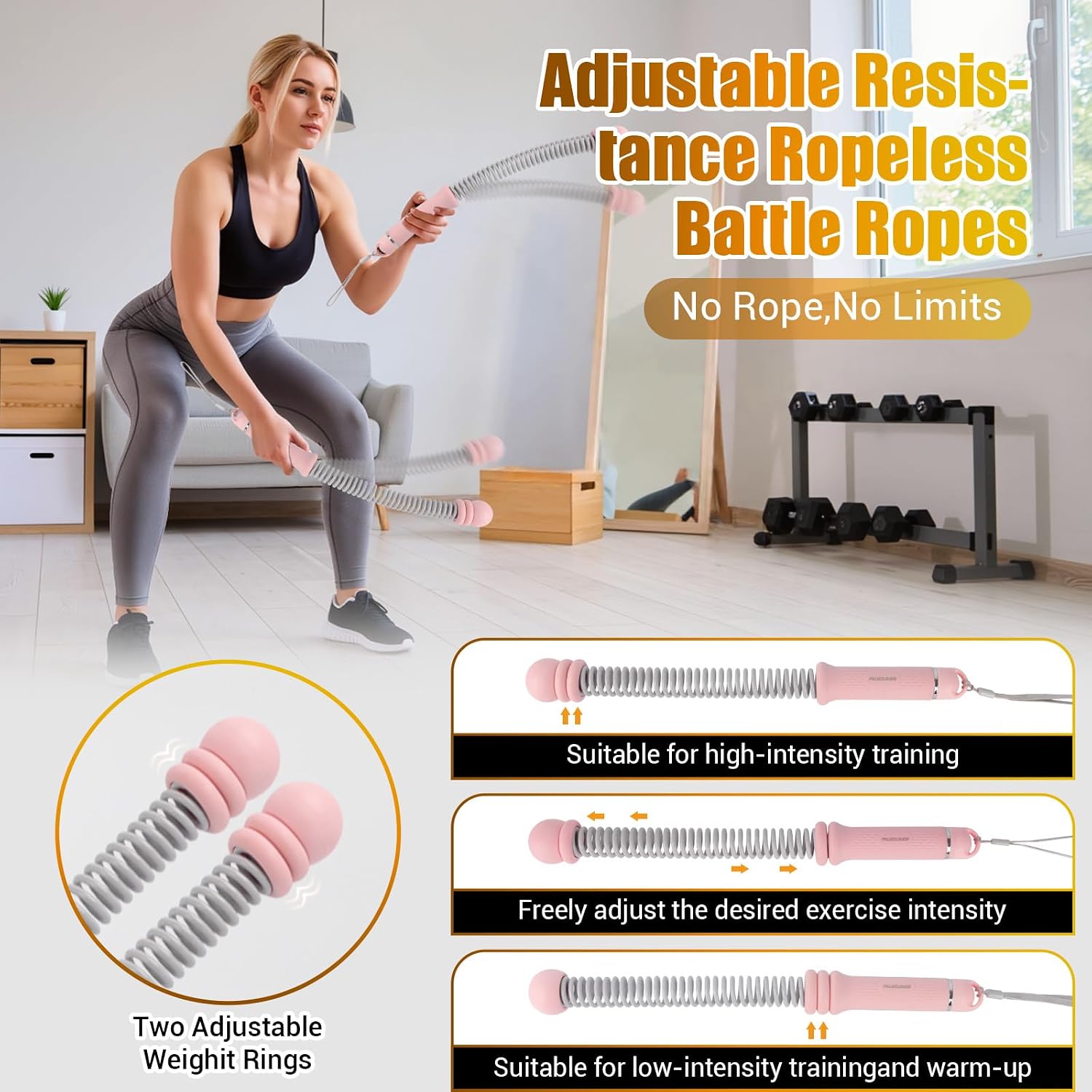 Taşınabilir İpsiz Battle Rope' - Battle Rope Exercise incelemesi ve fiyatı