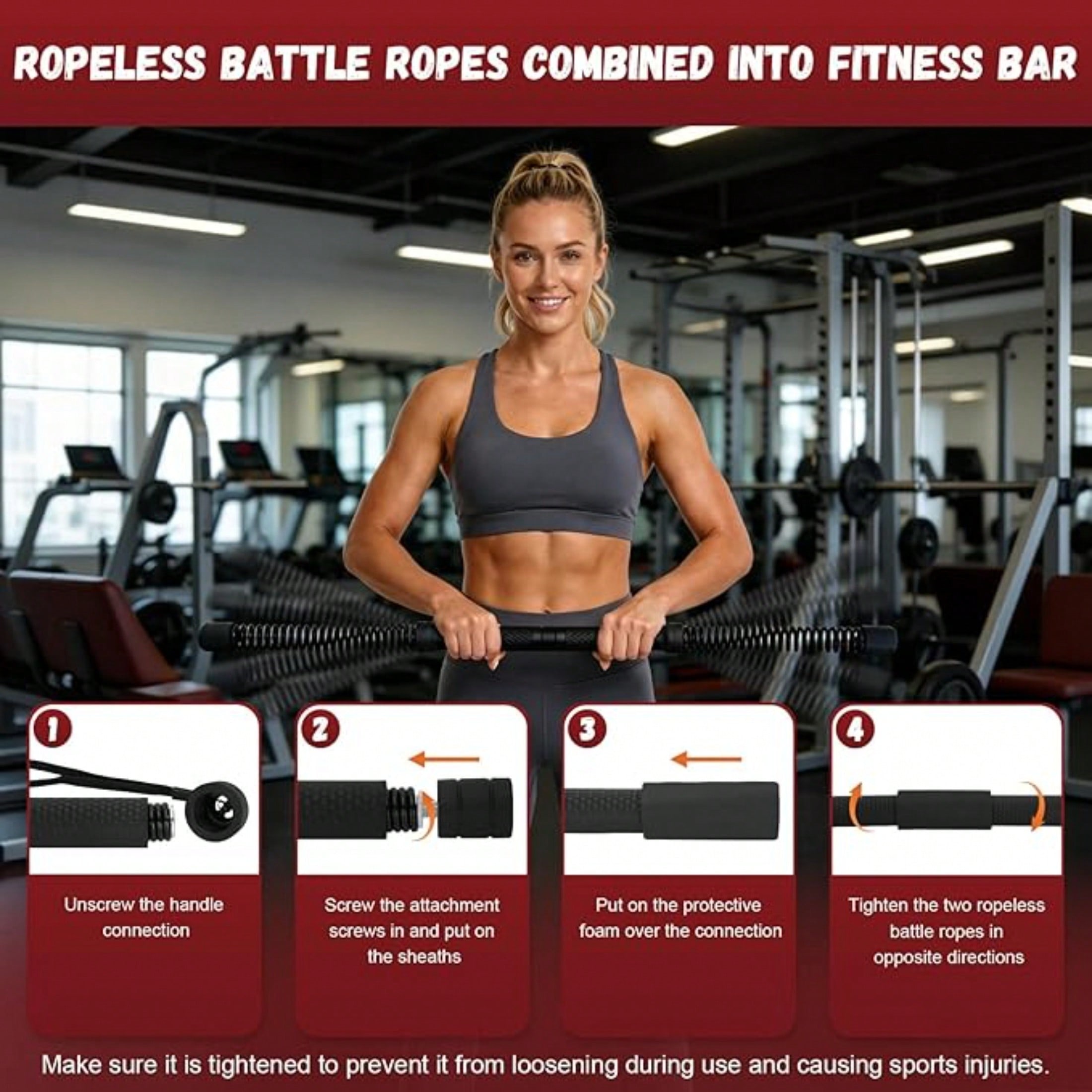 2'si 1 Arada Geliştirilmiş Kab - Battle Rope Exercise incelemesi ve fiyatı